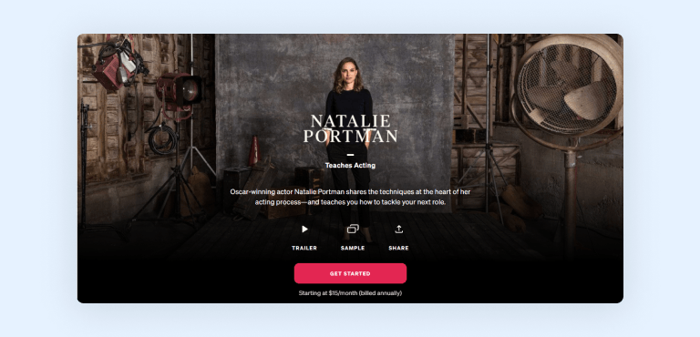 Natalie Portman teaches acting on Masterclass Natalie Portman teaches acting on Masterclass