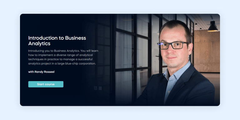 365 Data Science: Introduction to Business Analytics course