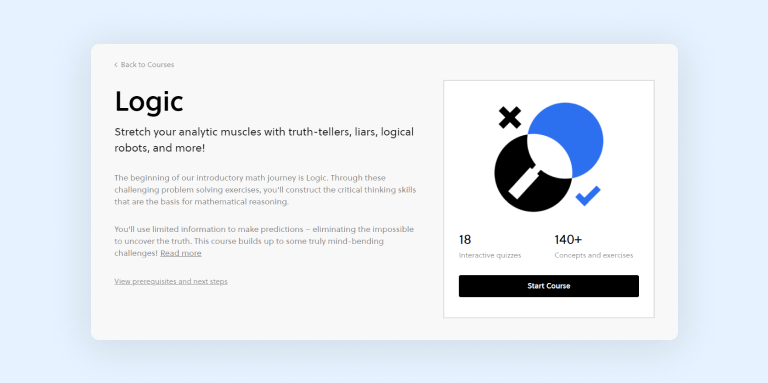 Logic course on Brilliant Logic course on Brilliant