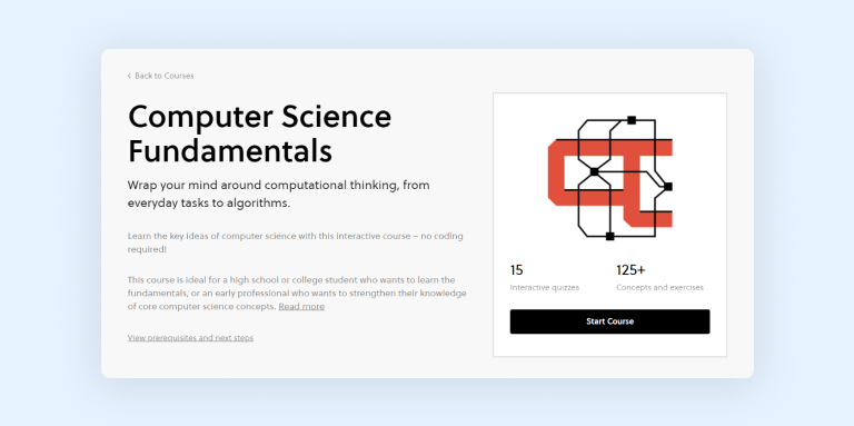 Computer Science Fundamentals course on Brilliant Computer Science Fundamentals course on Brilliant